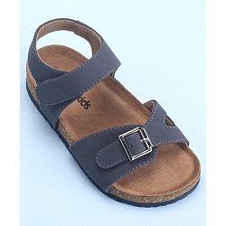 Pine Kids Sandals with Velcro Closure - Navy Blue