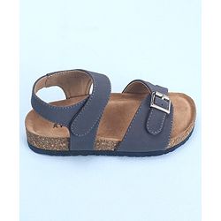 Pine Kids Sandals with Velcro Closure - Navy Blue