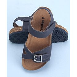 Pine Kids Sandals with Velcro Closure - Navy Blue