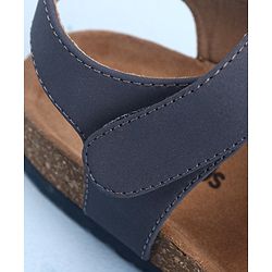 Pine Kids Sandals with Velcro Closure - Navy Blue