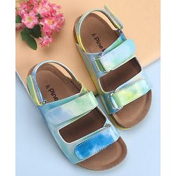Pine Kids Sandals with Velcro Closure - Blue