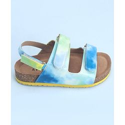 Pine Kids Sandals with Velcro Closure - Blue
