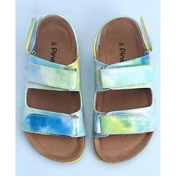 Pine Kids Sandals with Velcro Closure - Blue