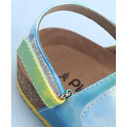 Pine Kids Sandals with Velcro Closure - Blue