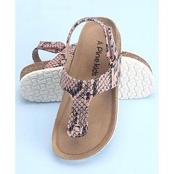 Pine Kids Casual Wear Sandals with Velcro Belt Closure - Light Pink