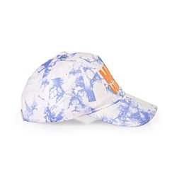 Pine Kids Tie Dye Cotton Baseball Cap Text Print Multicolor - Diameter 16.5 cm