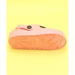 Pine Kids Clogs With Back Strap Shoes Applique- Yellow