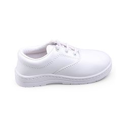 Pine Kids Lace Up School Shoes with - White