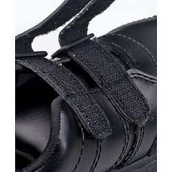 Pine Kids School Shoes with Velcro Closure - Black