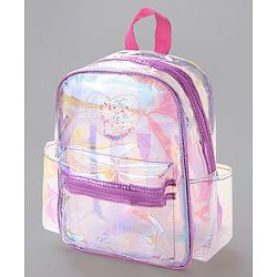 Pine Kids Fashion Backpacks Free Size Heart Design- Purple