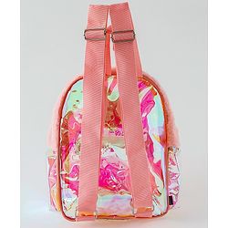 Pine Kids Free Size Fashion Backpack With Heart Applique - Pink