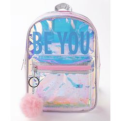 Pine Kids Free Size Fashion Backpack - Sliver
