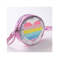 Pine Kids Sequin Sling Bag - Pink