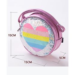 Pine Kids Sequin Sling Bag - Pink