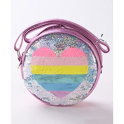Pine Kids Sequin Sling Bag - Pink