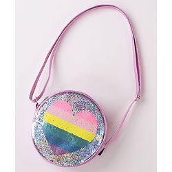 Pine Kids Sequin Sling Bag - Pink
