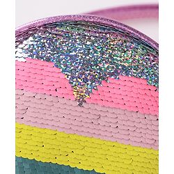 Pine Kids Sequin Sling Bag - Pink