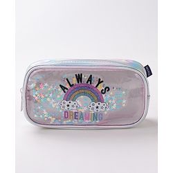 Pine Kids Glittery Design Utility Pouch - Multicolor