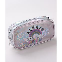 Pine Kids Glittery Design Utility Pouch - Multicolor