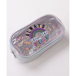 Pine Kids Glittery Design Utility Pouch - Multicolor