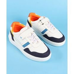 Pine Kids Velcro Closure Casual Shoes  - White