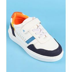 Pine Kids Velcro Closure Casual Shoes  - White