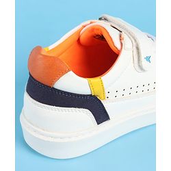 Pine Kids Velcro Closure Casual Shoes  - White
