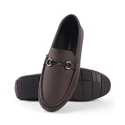 Pine Kids Slip On Formal Shoes - Brown