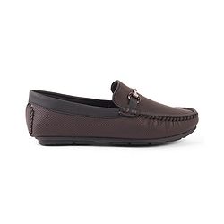 Pine Kids Slip On Formal Shoes - Brown