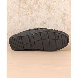 Pine Kids Slip On Formal Shoes - Black