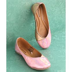 Pine Kids Slip On Textured Bellies - Pink