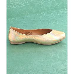 Pine Kids Slip On Textured Bellies - Golden