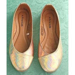 Pine Kids Slip On Textured Bellies - Golden
