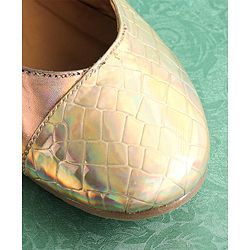 Pine Kids Slip On Textured Bellies - Golden
