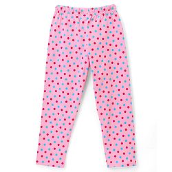 Pine Kids Cotton Half Sleeve Text Print Night Suit - Blue & Pink