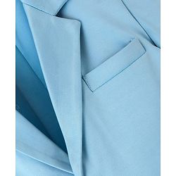 Pine Kids Knitted Full Sleeves Blazers - Light Blue