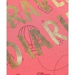 Pine Kids 100% Cotton Bio Washed Half Sleeves Night Suit Travel Print - Sugar Coral