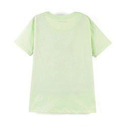 Pine Kids 100% Cotton Knit Half Sleeves Nightsuit Trees Print - Green