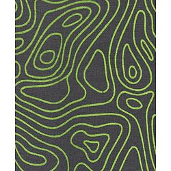 Pine Kids Cotton Knit Three Fourth Length Stretchable Leggings Abstract Print - Lava & Smoke
