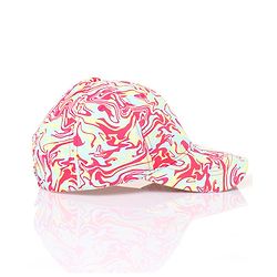 Pine Kids Cotton Baseball Caps Digital Print Pink & Green - Diameter 16.5 cm