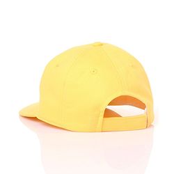 Pine Kids Cotton Baseball Caps Text HD Print Pale Yellow - Diameter 16.5 cm