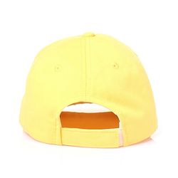 Pine Kids Cotton Baseball Caps Text HD Print Pale Yellow - Diameter 16.5 cm