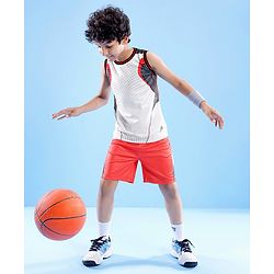 Pine Active Sleeveless Basketball T-shirt & Shorts Set - Multicolour