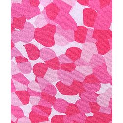 Pine Kids Cotton Knit Mid Thigh Length Abstract Printed Shorts - Pink