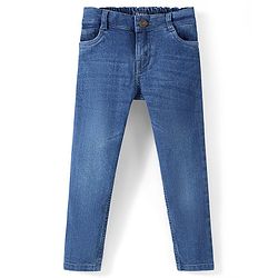Pine Kids Full Length Basic Five Pocket Jeans - Blue