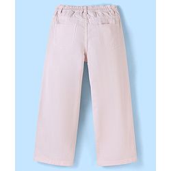 Pine Kids Ankle Length Cotton Elastane Over Dyed Jeans - Light Pink