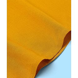 Pine Kids Rayon Woven Full Sleeves Solid Pathani Kurta- Yellow