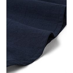 Pine Kids Full Sleeves Solid Pathani Kurta & Pyjama Set Solid Colour - Navy  Blue