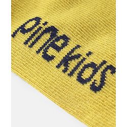 Pine Kids Ankle Length Socks Printed Pack Of 2 - Yellow & Blue