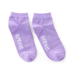 Pine Kids Ankle Length Printed Socks Floral Print Pack Of 3 - Yellow Green & Purple
